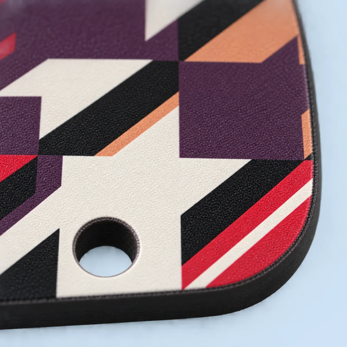 Orecchini Check houndstooth allungato · Dettaglio · finitura vellutata