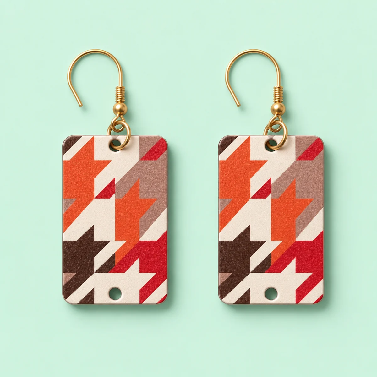 Orecchini Houndstooth