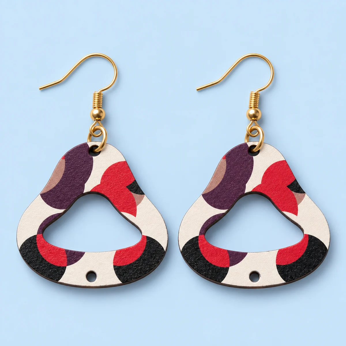 Orecchini Pois overprint