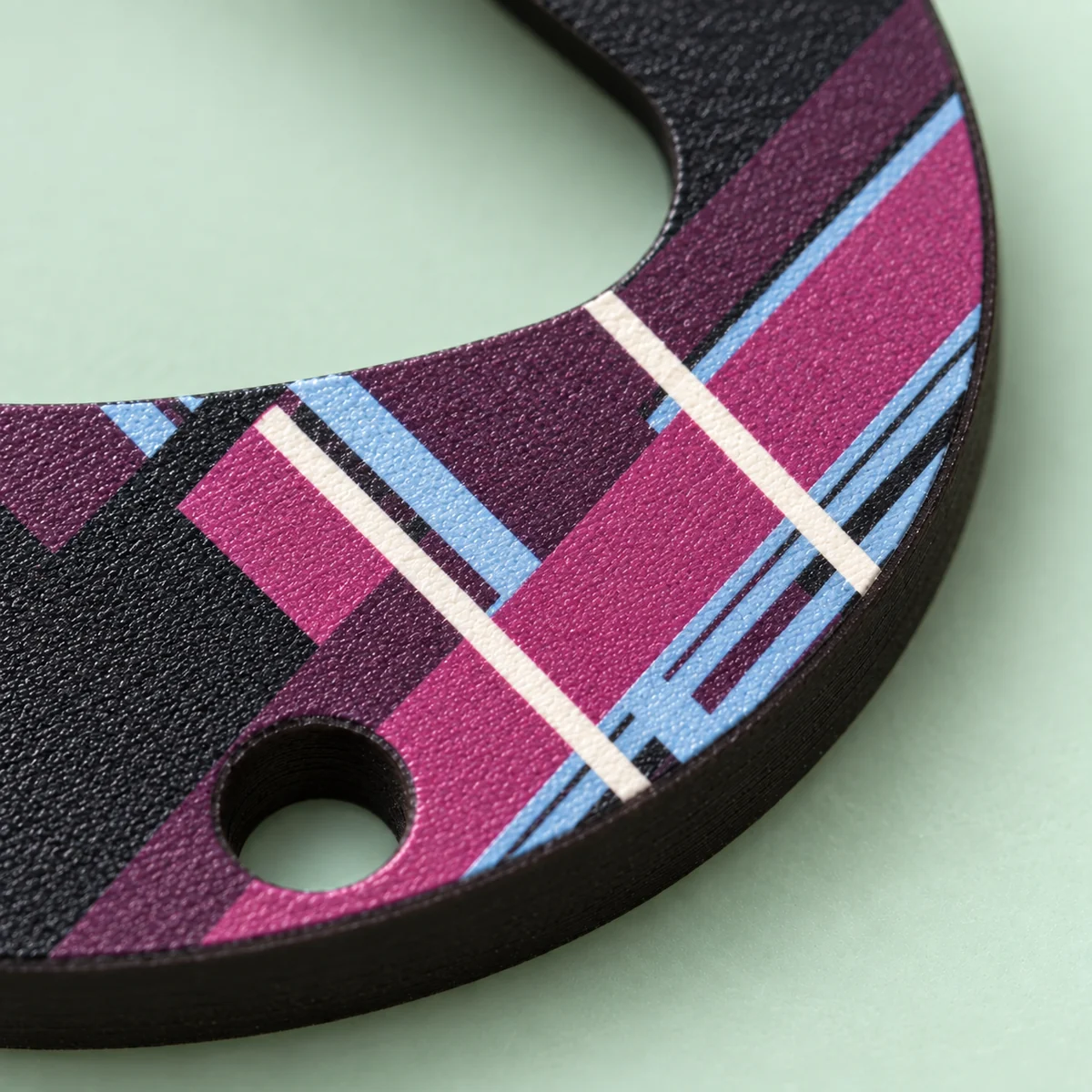 Orecchini Tartan · Dettaglio · finitura vellutata