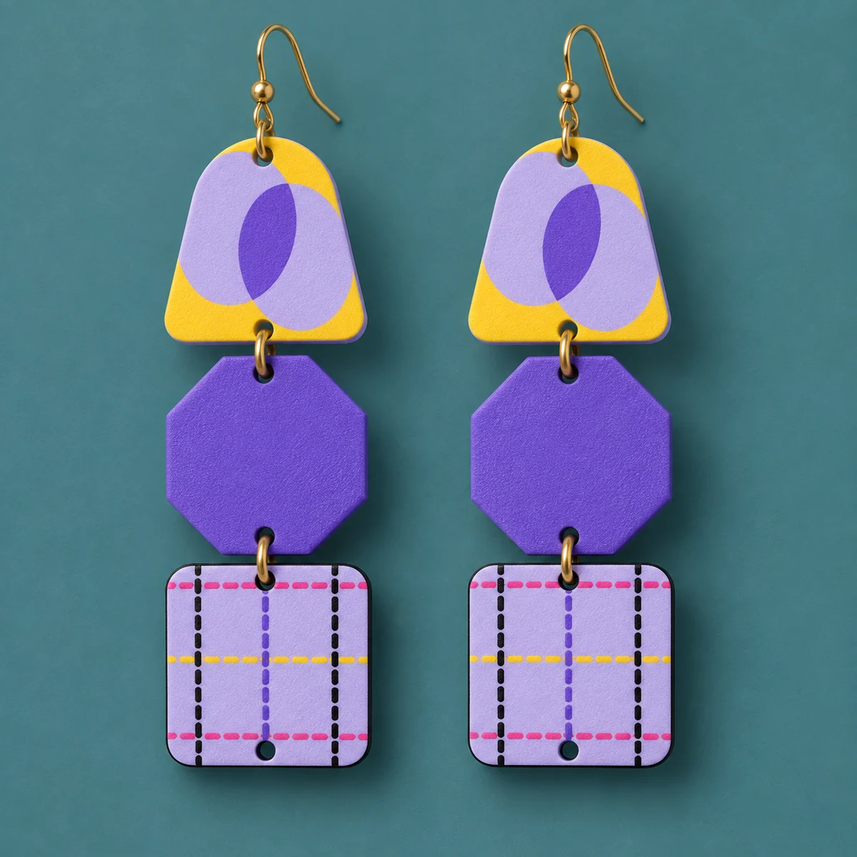 Orecchini Viola di sera