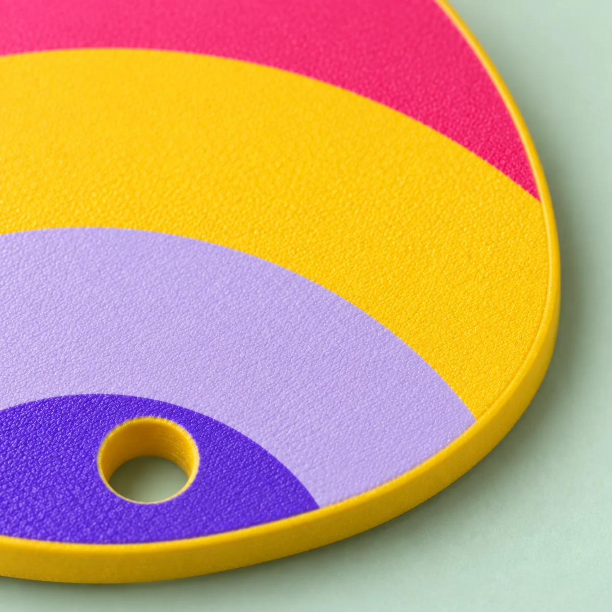 Orecchini Gummy arcobaleno · Dettaglio · finitura vellutata