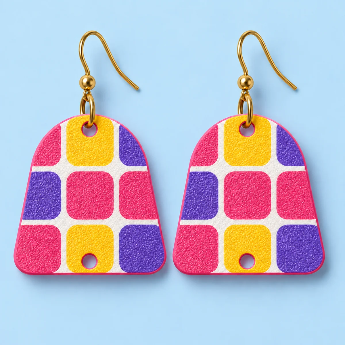 Orecchini Gummy cubetti