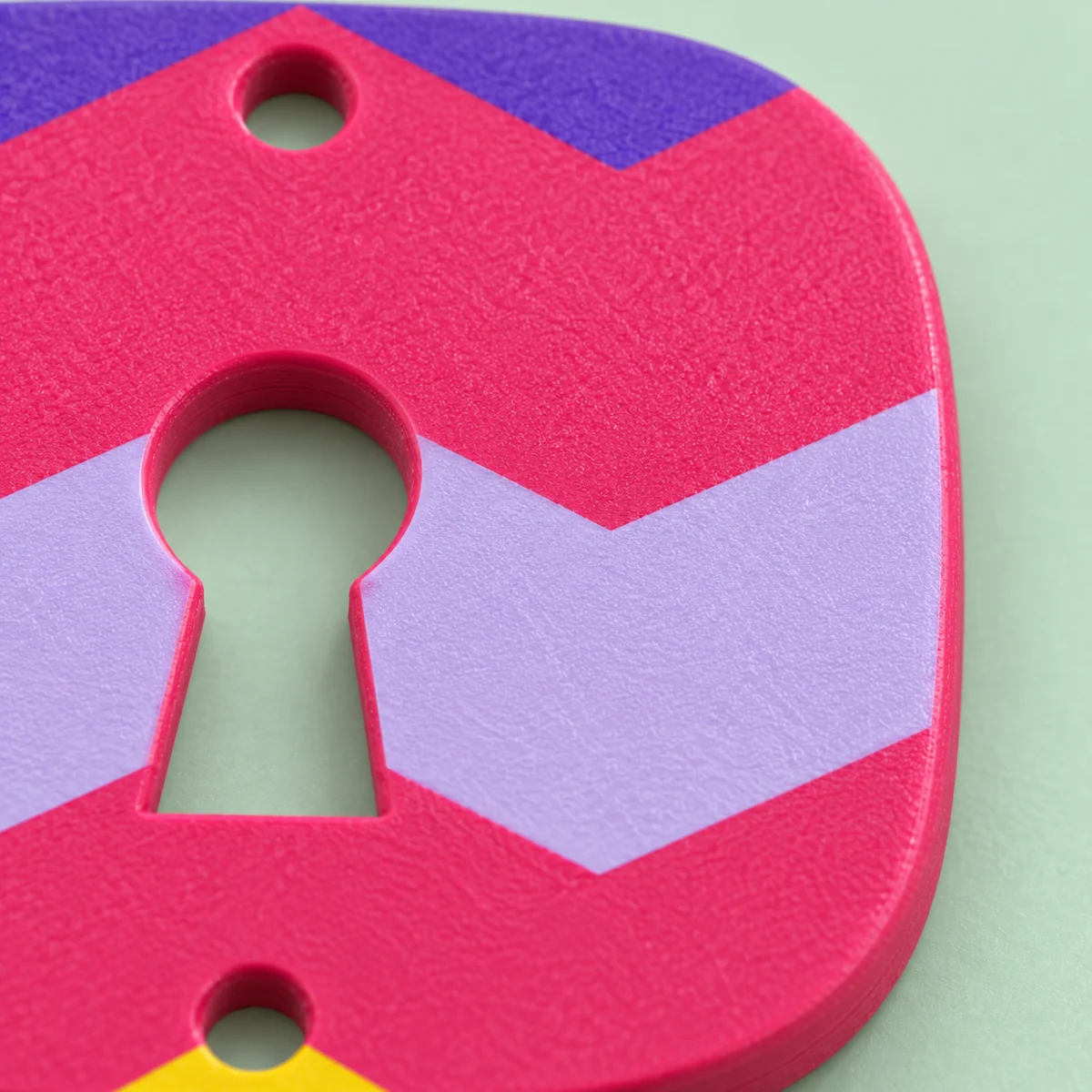 Orecchini Gummy zigzag · Dettaglio · finitura vellutata