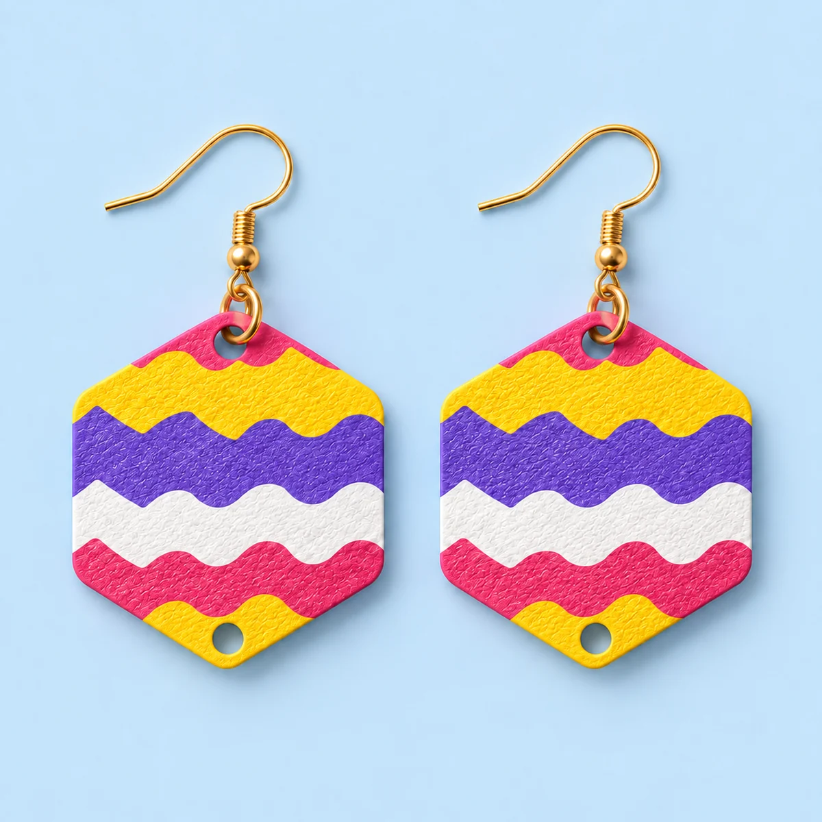 Orecchini Righe zigzag