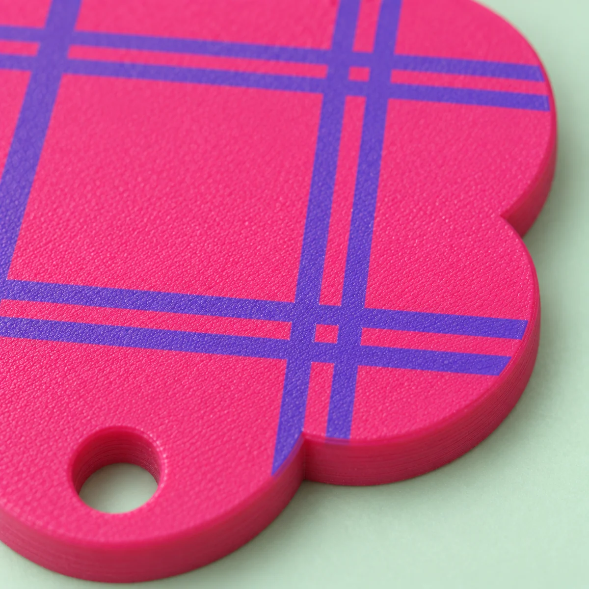 Orecchini Windowpane doppio · Dettaglio · finitura vellutata